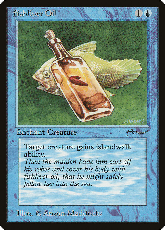 Magic | Fishliver Oil (Light Mana Cost) [Arabian Nights] | The Nerd Merchant