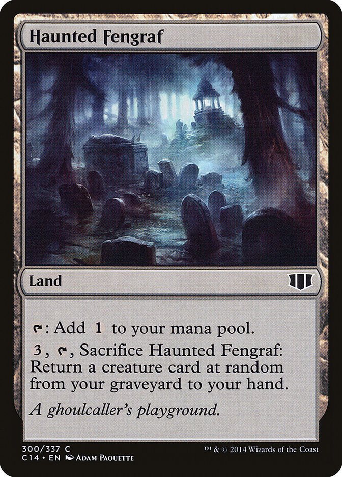 Magic | Haunted Fengraf [Commander 2014] | The Nerd Merchant
