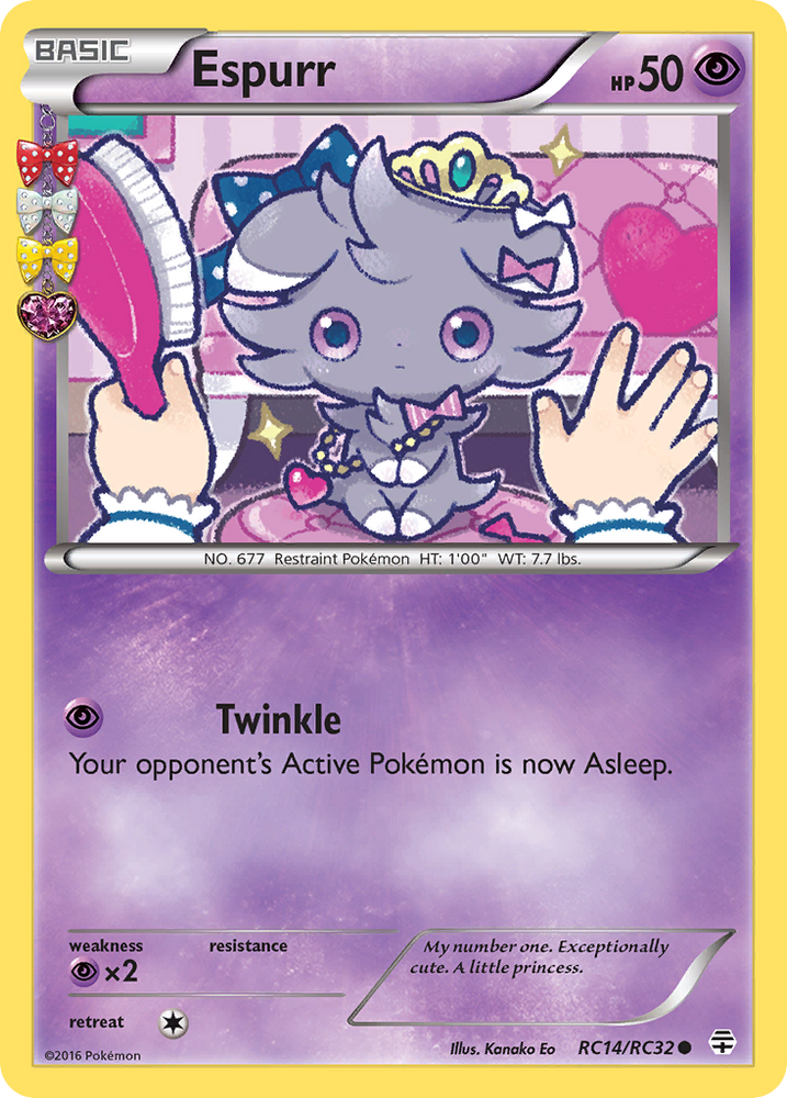 Pokemon | Espurr (RC14/RC32) [XY: Generations] | The Nerd Merchant