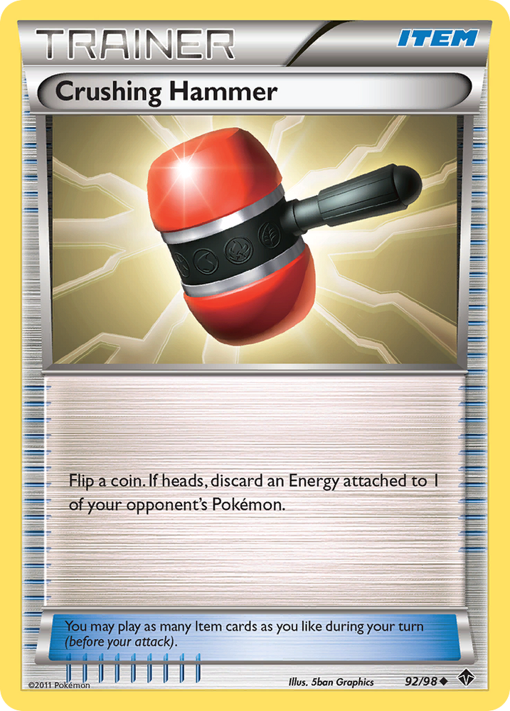 Pokemon | Crushing Hammer (92/98) [Black & White: Emerging Powers] | The Nerd Merchant