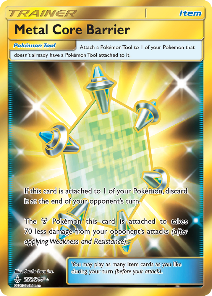 Pokemon | Metal Core Barrier (232/214) [Sun & Moon: Unbroken Bonds] | The Nerd Merchant
