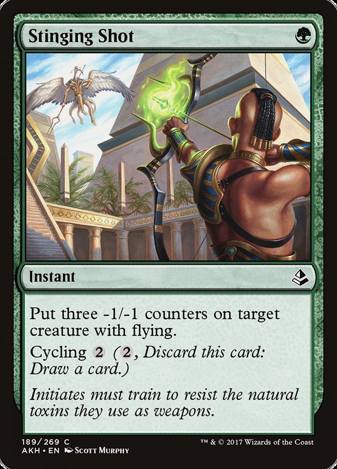 Magic | Stinging Shot [Amonkhet] | The Nerd Merchant