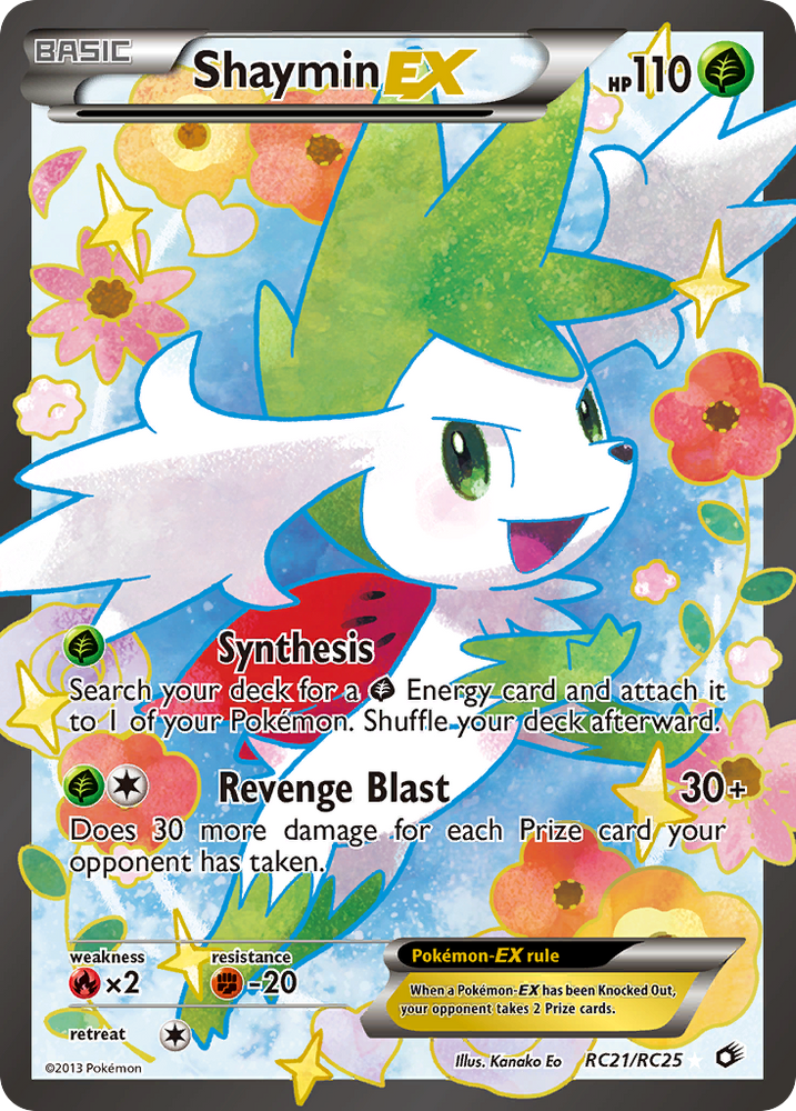 Pokemon | Shaymin EX (RC21/RC25) [Black & White: Legendary Treasures] | The Nerd Merchant