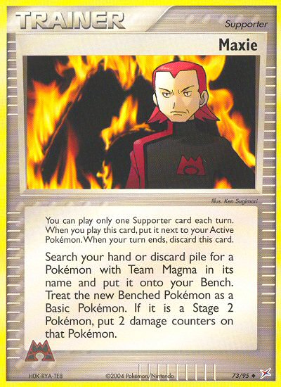 Pokemon | Maxie (73/95) [EX: Team Magma vs Team Aqua] | The Nerd Merchant