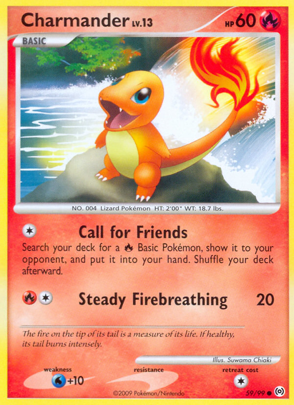 Pokemon | Charmander (59/99) [Platinum: Arceus] | The Nerd Merchant