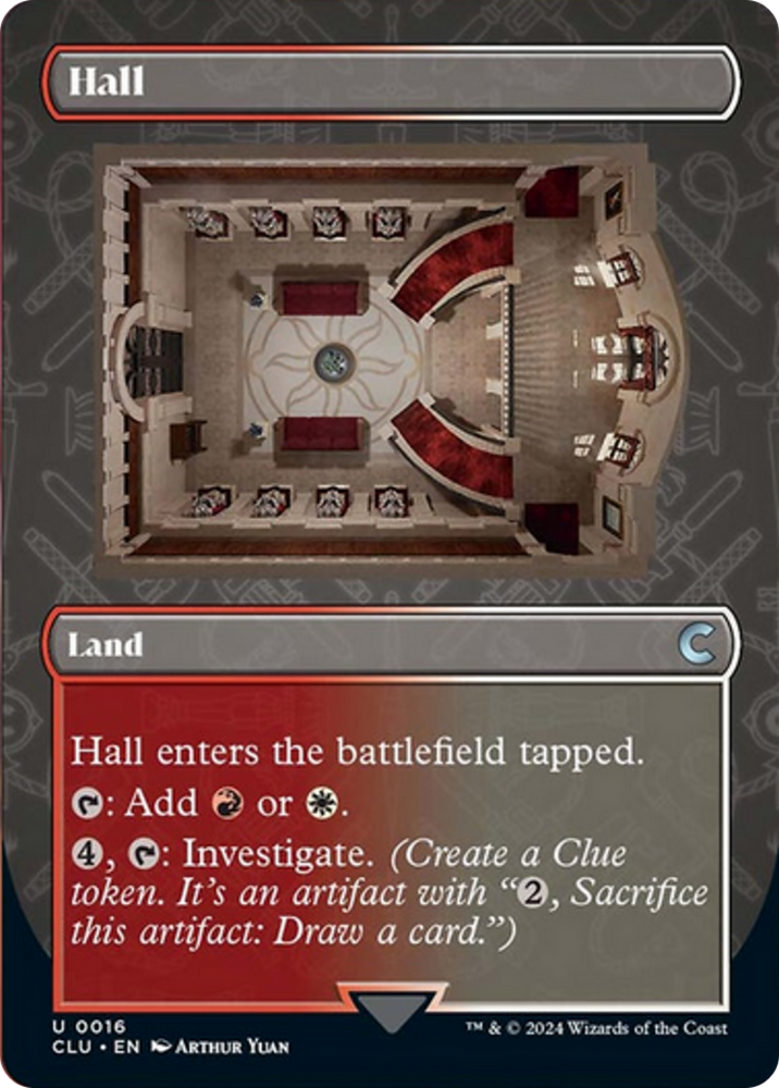 Magic | Hall (Borderless) [Ravnica: Clue Edition] | The Nerd Merchant