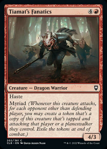 Magic | Tiamat's Fanatics [Commander Legends: Battle for Baldur's Gate] | The Nerd Merchant