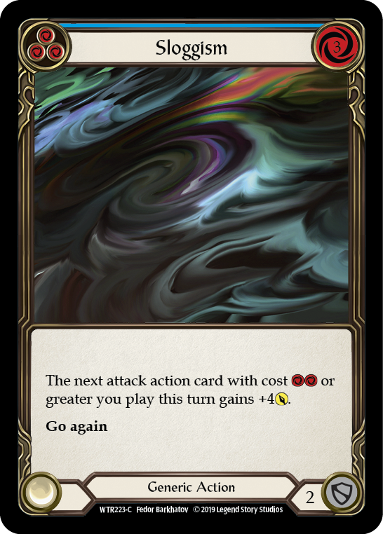Flesh and Blood TCG | Sloggism (Blue) [WTR223-C] (Welcome to Rathe)  Alpha Print Normal | The Nerd Merchant