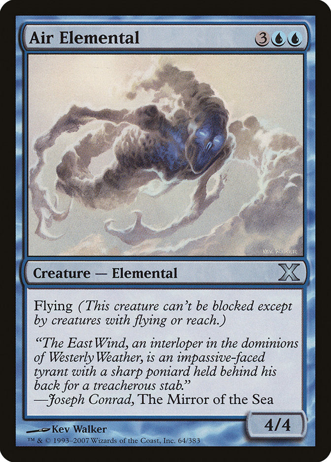 Magic | Air Elemental [Tenth Edition] | The Nerd Merchant