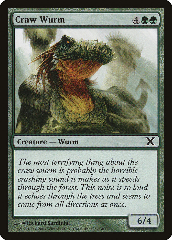 Magic | Craw Wurm [Tenth Edition] | The Nerd Merchant