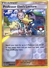 Pokemon | Professor Elms Lecture (188a/214) (League Promo 3rd Place) [Sun & Moon: Lost Thunder] | The Nerd Merchant