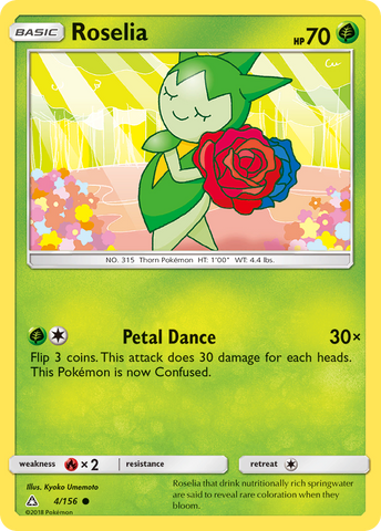 Pokemon | Roselia (4/156) [Sun & Moon: Ultra Prism] | The Nerd Merchant