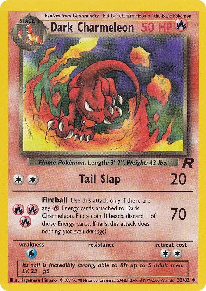 Pokemon | Dark Charmeleon (32/82) [Team Rocket Unlimited] | The Nerd Merchant