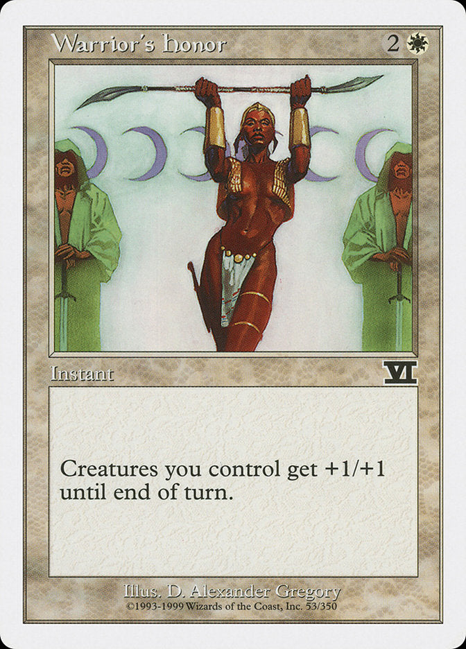 Magic | Warrior's Honor [Classic Sixth Edition] | The Nerd Merchant