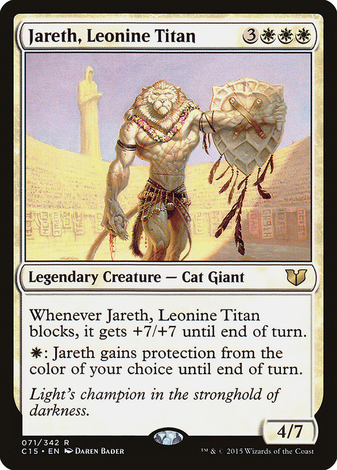Magic | Jareth, Leonine Titan [Commander 2015] | The Nerd Merchant