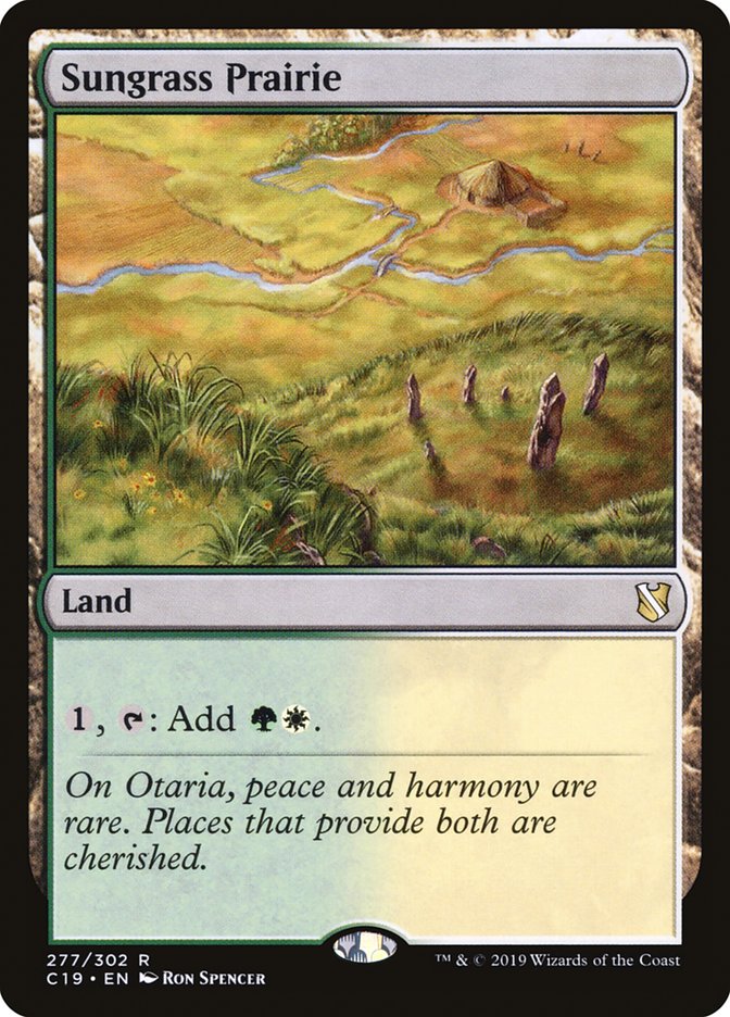 Magic | Sungrass Prairie [Commander 2019] | The Nerd Merchant