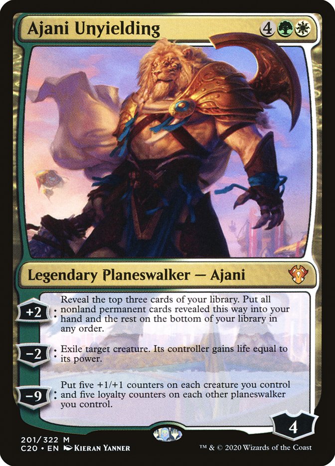 Magic | Ajani Unyielding [Commander 2020] | The Nerd Merchant