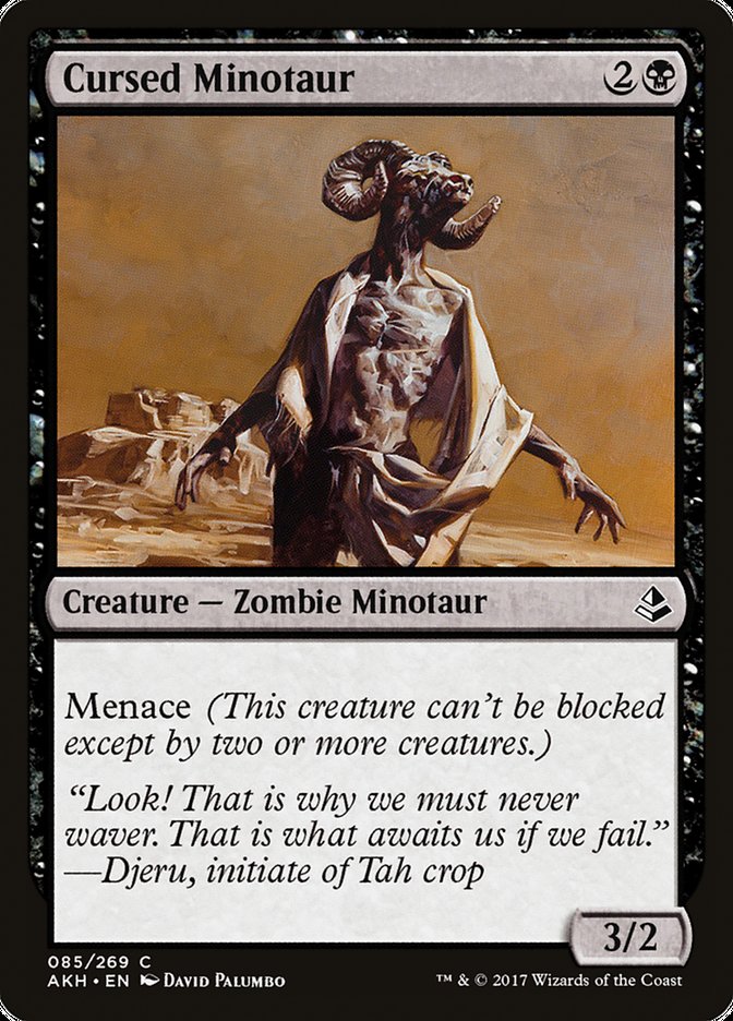 Magic | Cursed Minotaur [Amonkhet] | The Nerd Merchant
