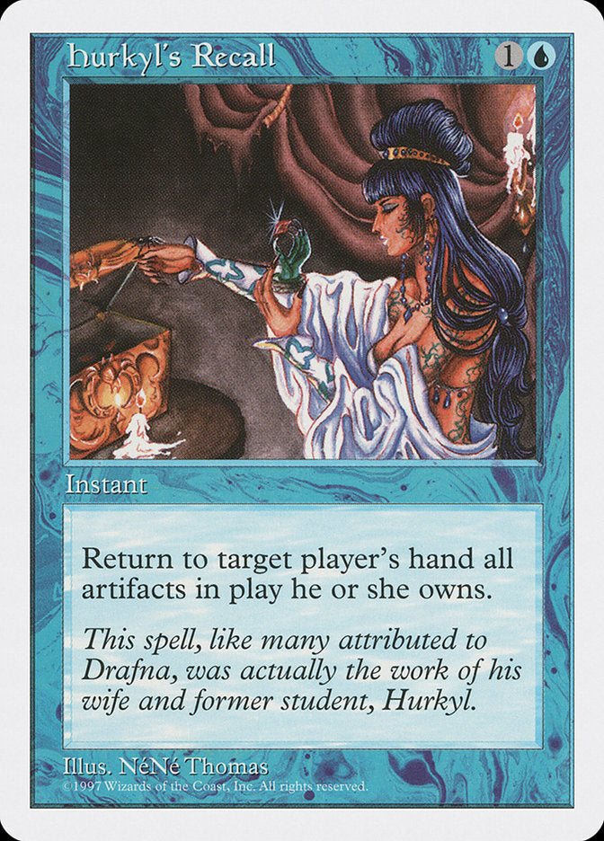 Magic | Hurkyl's Recall [Fifth Edition] | The Nerd Merchant