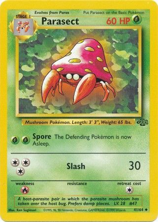 Pokemon | Parasect (41/64) [Jungle Unlimited] | The Nerd Merchant