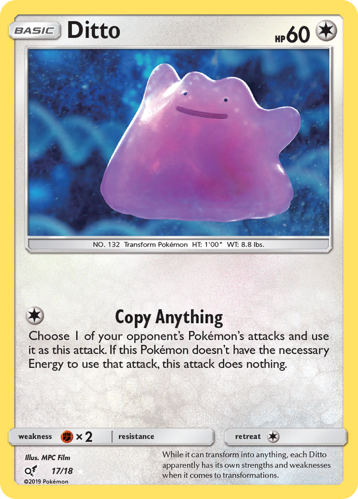 Pokemon | Ditto (17/18) [Sun & Moon: Detective Pikachu] | The Nerd Merchant
