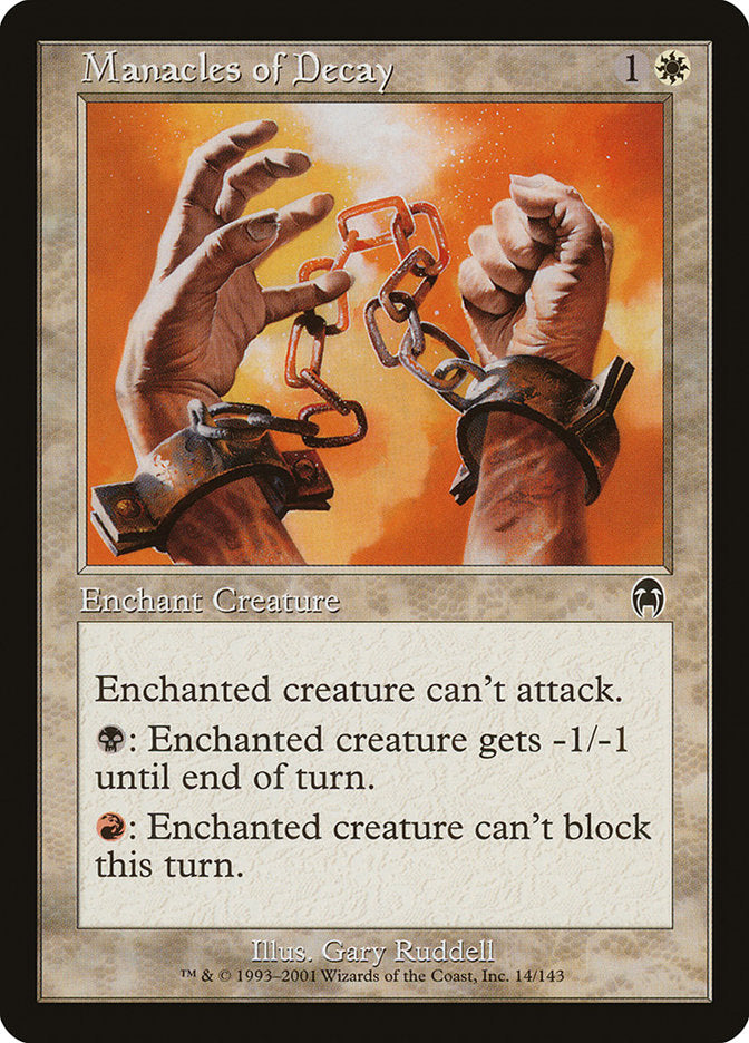 Magic | Manacles of Decay [Apocalypse] | The Nerd Merchant