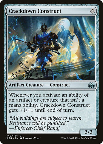 Magic | Crackdown Construct [Aether Revolt] | The Nerd Merchant