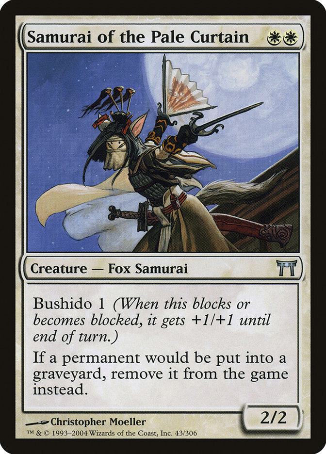 Magic | Samurai of the Pale Curtain [Champions of Kamigawa] | The Nerd Merchant
