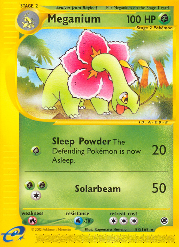 Pokemon | Meganium (53/165) [Expedition: Base Set] | The Nerd Merchant