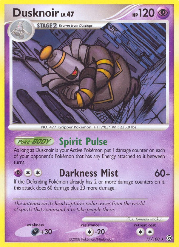 Pokemon | Dusknoir (17/100) [Diamond & Pearl: Stormfront] | The Nerd Merchant