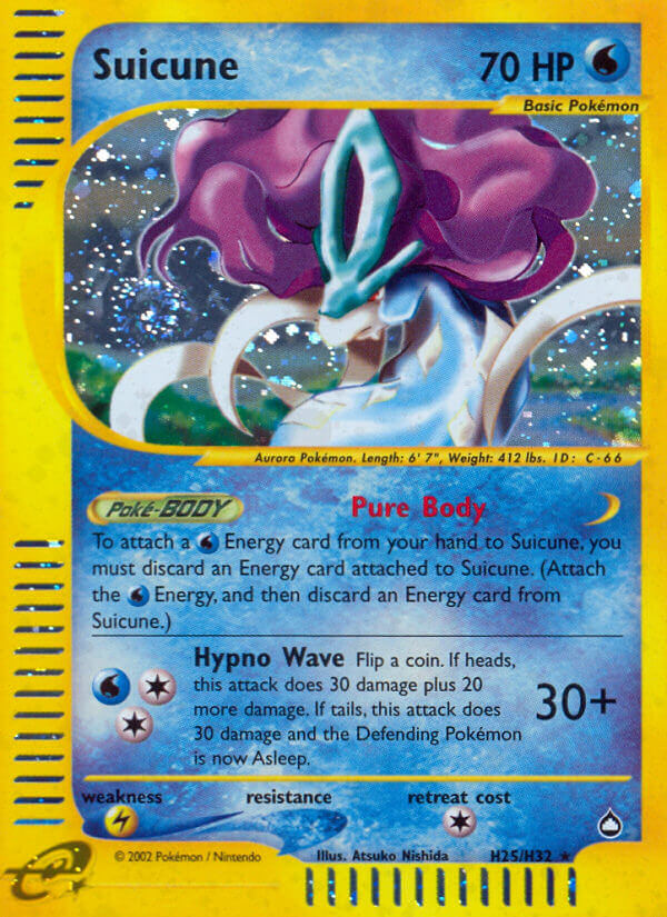 Pokemon | Suicune (H25/H32) [Aquapolis] | The Nerd Merchant