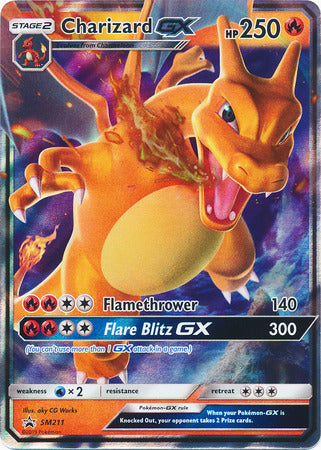Pokemon | Charizard GX (SM211) (Jumbo Card) [Sun & Moon: Black Star Promos] | The Nerd Merchant