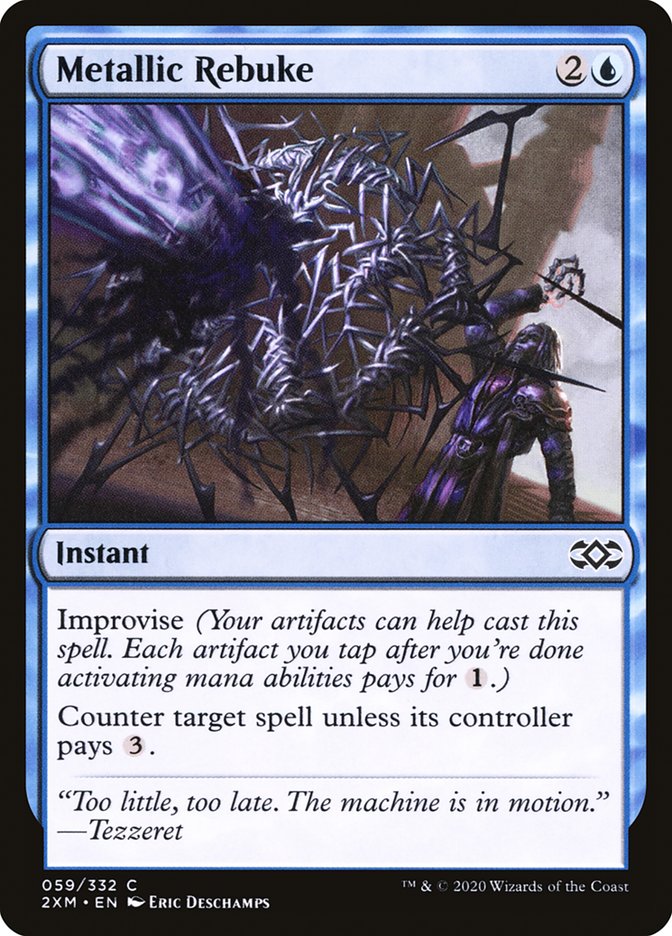 Magic | Metallic Rebuke [Double Masters] | The Nerd Merchant