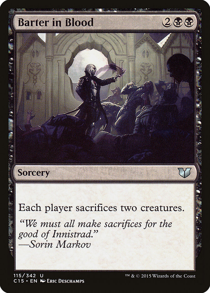 Magic | Barter in Blood [Commander 2015] | The Nerd Merchant