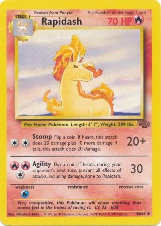 Pokemon | Rapidash (44/64) [Jungle Unlimited] | The Nerd Merchant