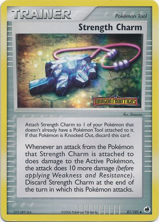 Pokemon | Strength Charm (81/101) (Stamped) [EX: Dragon Frontiers] | The Nerd Merchant