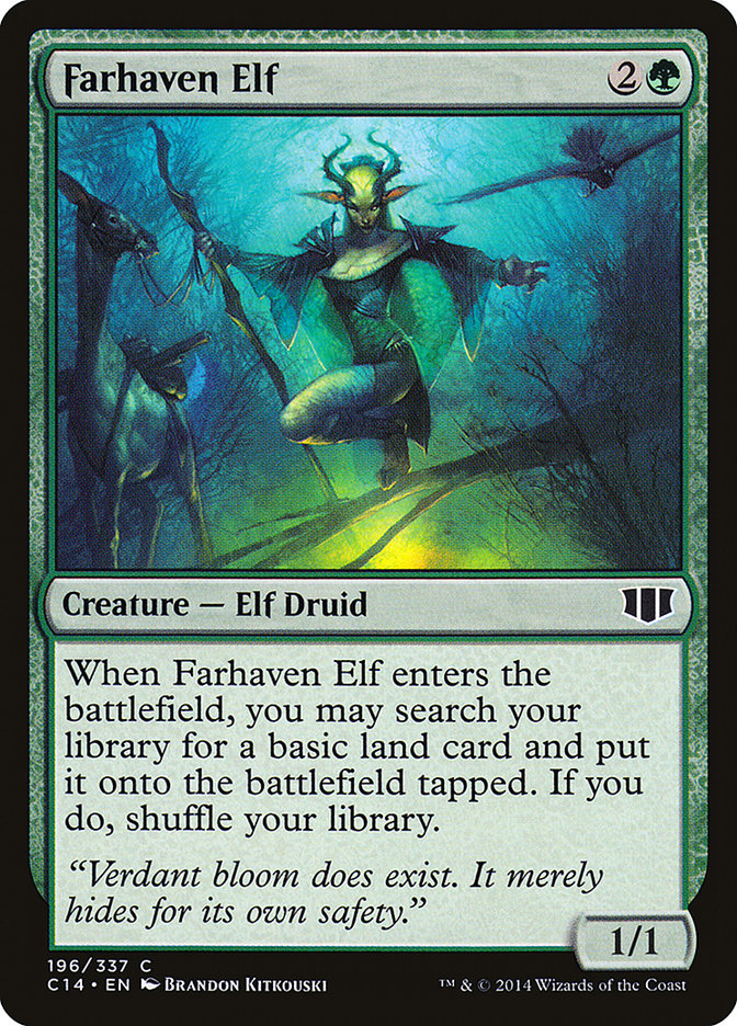 Magic | Farhaven Elf [Commander 2014] | The Nerd Merchant