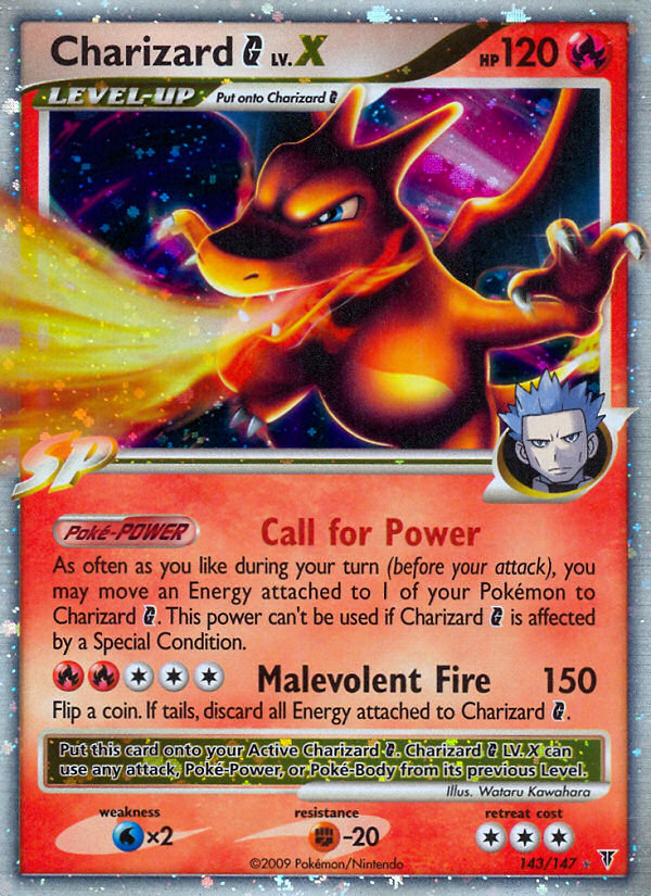 Pokemon | Charizard G LV.X (143/147) [Platinum: Supreme Victors] | The Nerd Merchant