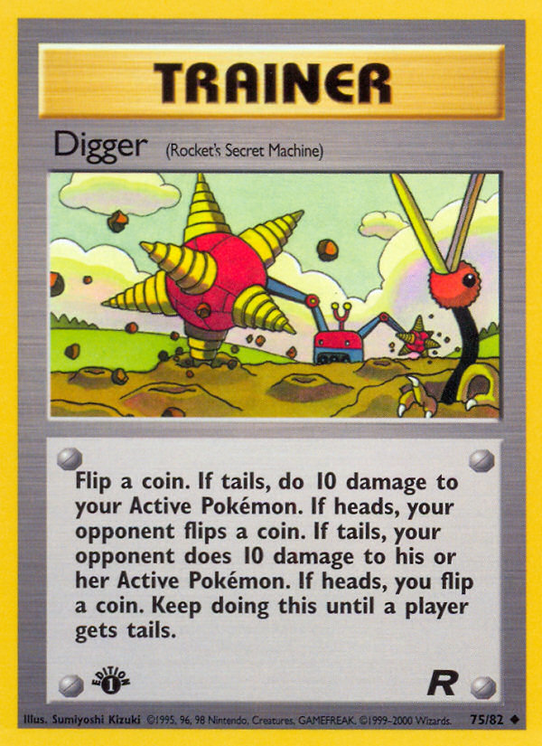 Pokemon | Digger (75/82) [Team Rocket 1st Edition] | The Nerd Merchant