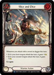 Flesh and Blood TCG | Slice and Dice (Blue) [EVR059] (Everfest)  1st Edition Normal | The Nerd Merchant