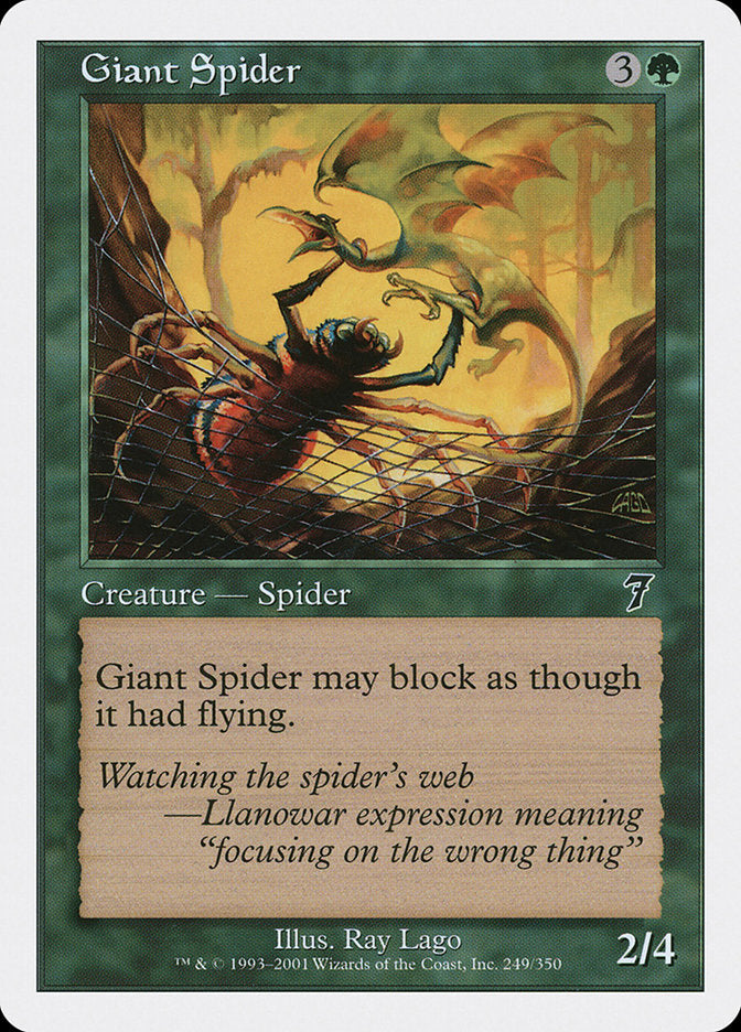Magic | Giant Spider [Seventh Edition] | The Nerd Merchant