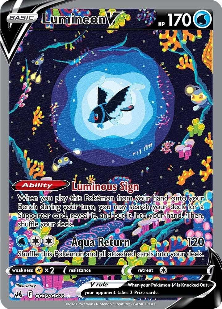 Pokemon | Lumineon V (GG39/GG70) [Sword & Shield: Crown Zenith] | The Nerd Merchant