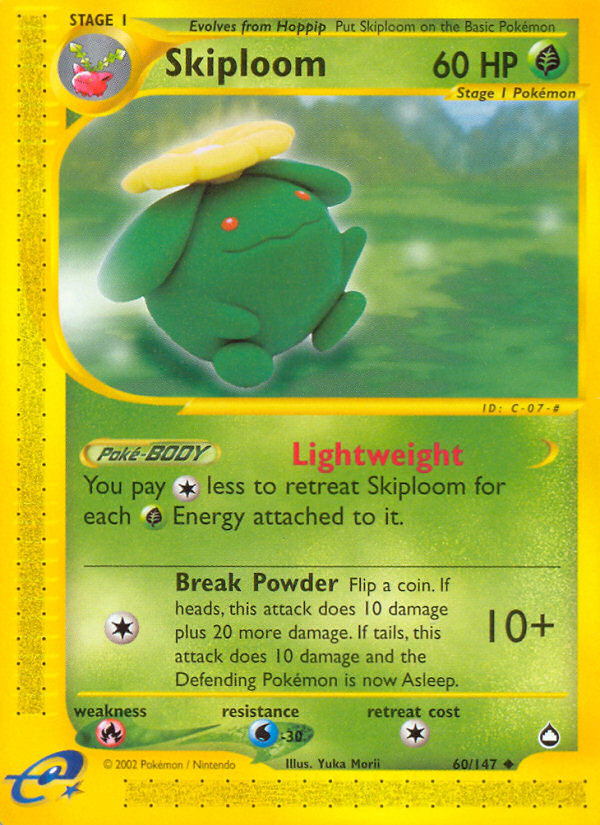 Pokemon | Skiploom (60/147) [Aquapolis] | The Nerd Merchant