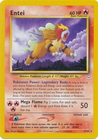 Pokemon | Entei (17/64) [Neo Revelation Unlimited] | The Nerd Merchant