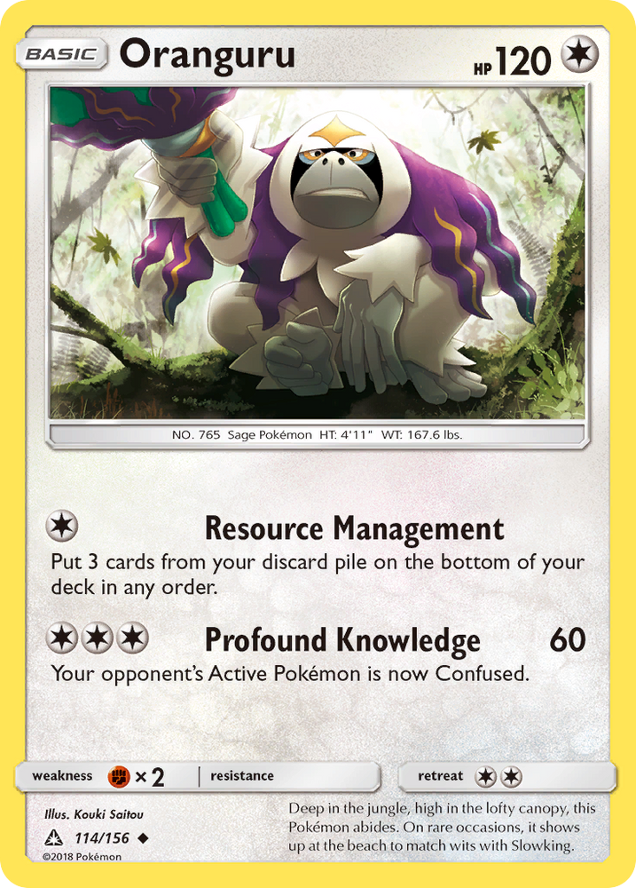 Pokemon | Oranguru (114/156) [Sun & Moon: Ultra Prism] | The Nerd Merchant