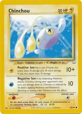 Pokemon | Chinchou (42/64) [Neo Revelation Unlimited] | The Nerd Merchant