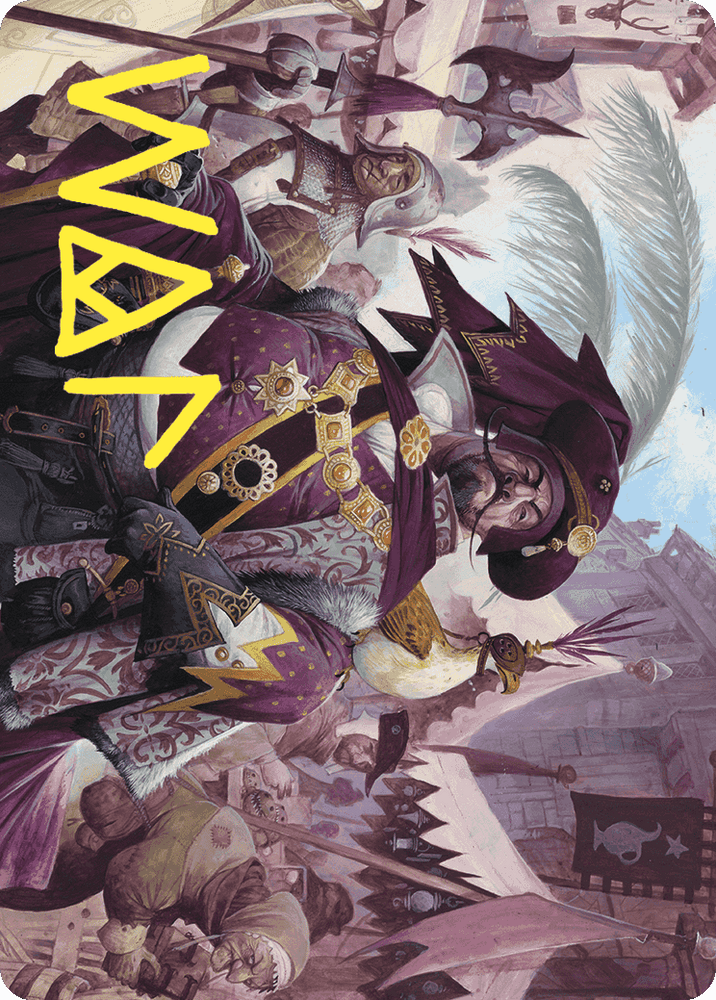 Magic | Discerning Financier Art Card (Gold-Stamped Signature) [Wilds of Eldraine Art Series] | The Nerd Merchant