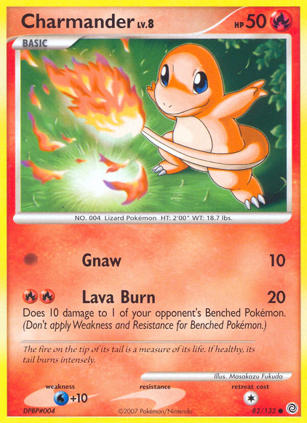 Pokemon | Charmander (82/132) [Diamond & Pearl: Secret Wonders] | The Nerd Merchant