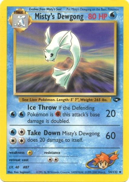 Pokemon | Misty's Dewgong (54/132) [Gym Challenge Unlimited] | The Nerd Merchant
