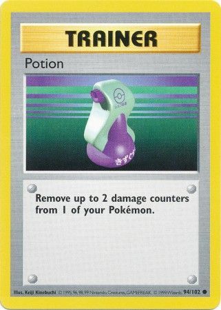 Pokemon | Potion (94/102) [Base Set Shadowless Unlimited] | The Nerd Merchant